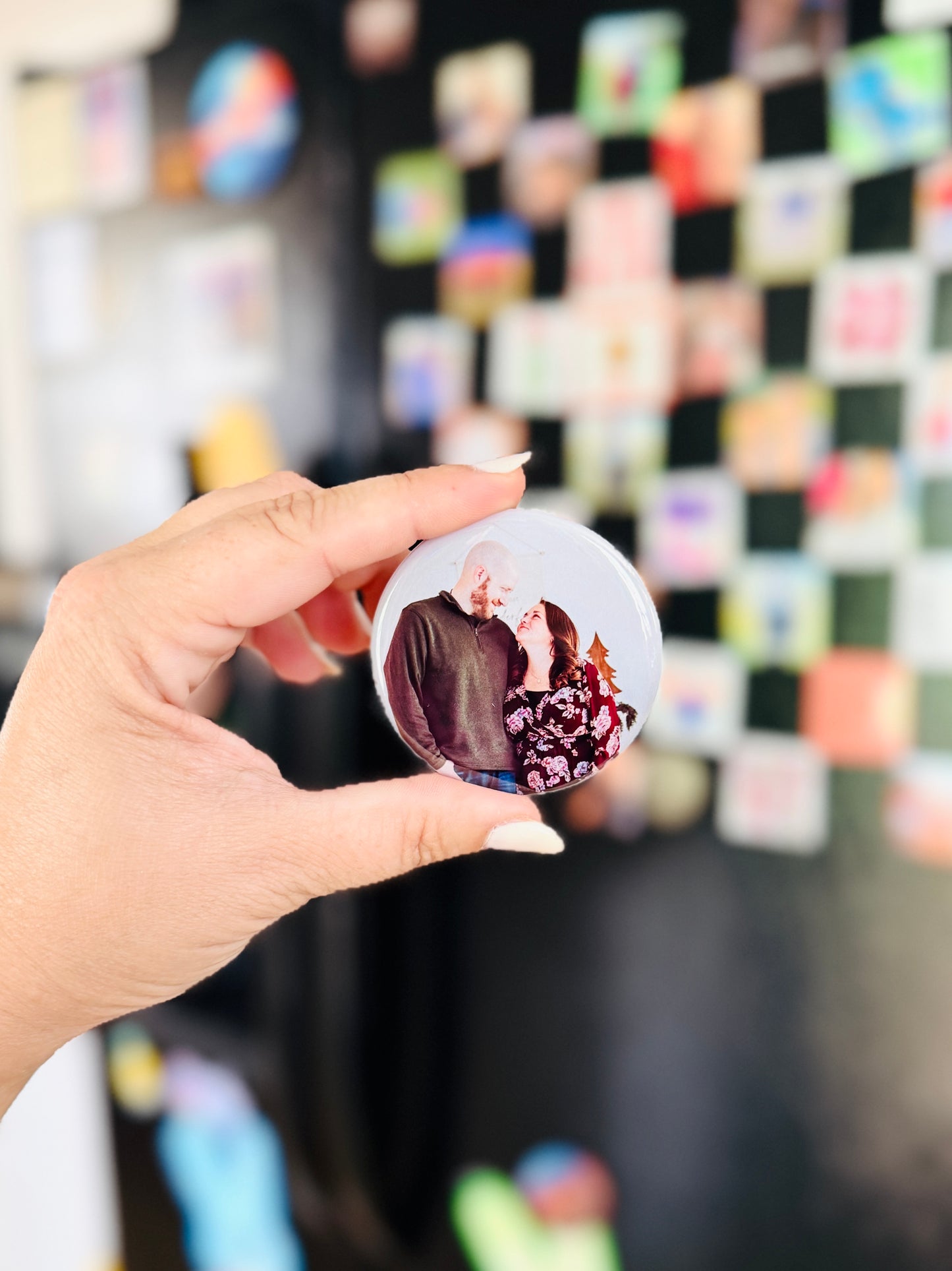 Circle Photo Magnets